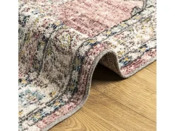 Alfombra De Cocina-Alfombra de diseño vintage para interior y exterior ARBIZU 80x150 cm Multicolor