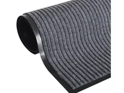 Alfombra de entrada PVC 90x120 cm ES678589 Gris Hot