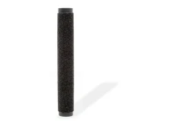 Felpudo-Alfombra de entrada rectangular de nudo 90x150 cm negra ES553409 Negro