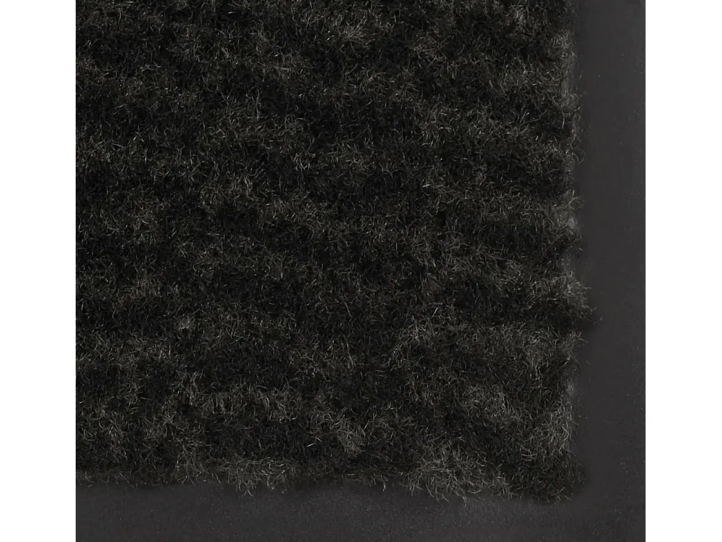 Sale Alfombra de entrada rectangular de nudo 80x120 cm negra ES532702 Negro