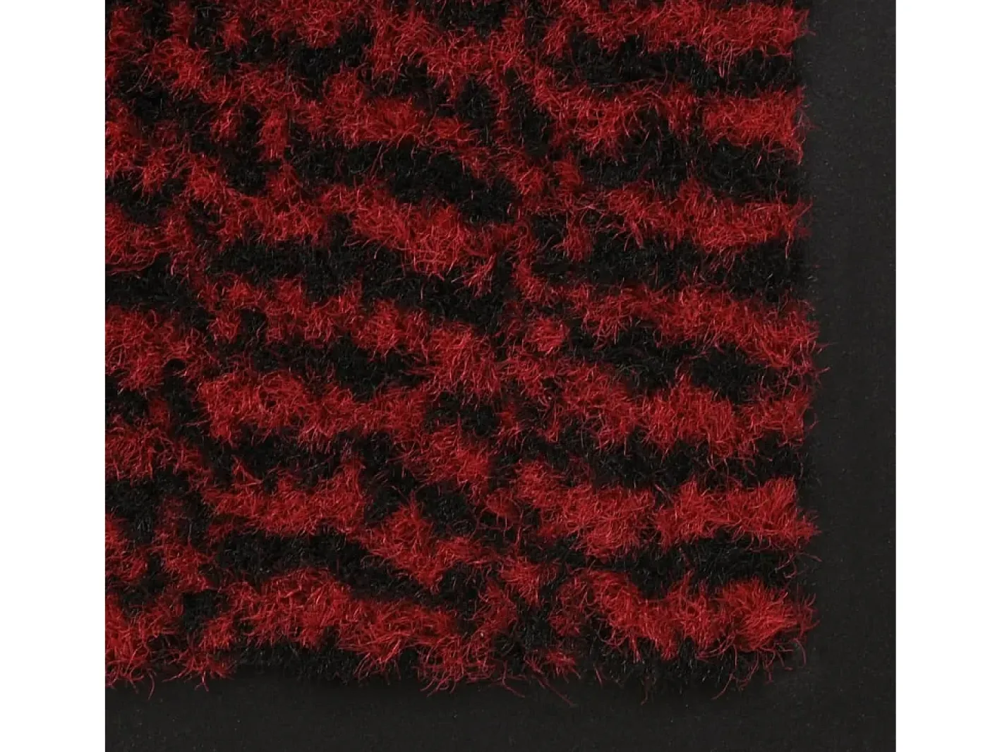 Alfombra de entrada rectangular de nudo 90x150 cm roja ES965637 Rojo Sale