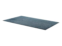 Alfombra de Entrada SucceBuy, 183x122 cm, Felpudo Exterior Interior con Reverso Antideslizante PVC, Resistente Lavable, Atrapa Polvo, Azul Pizarra Negro Online