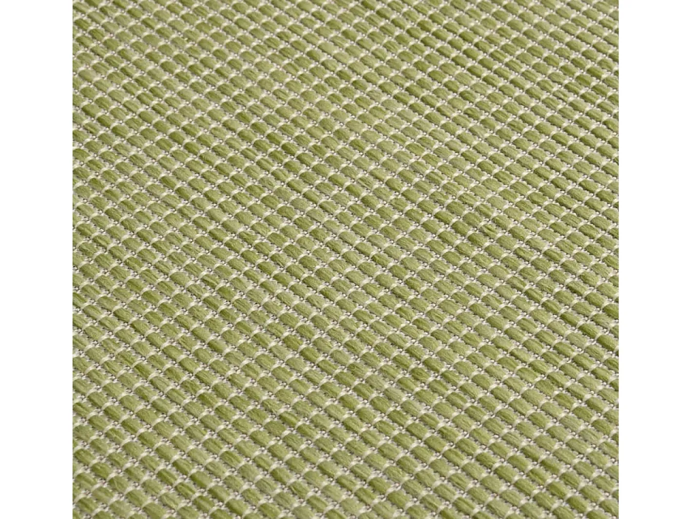 Clicnbuy Alfombra de exterior de tejido plano 140x200 cm Verde Discount
