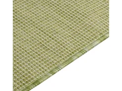 Clicnbuy Alfombra de exterior de tejido plano 140x200 cm Verde Discount