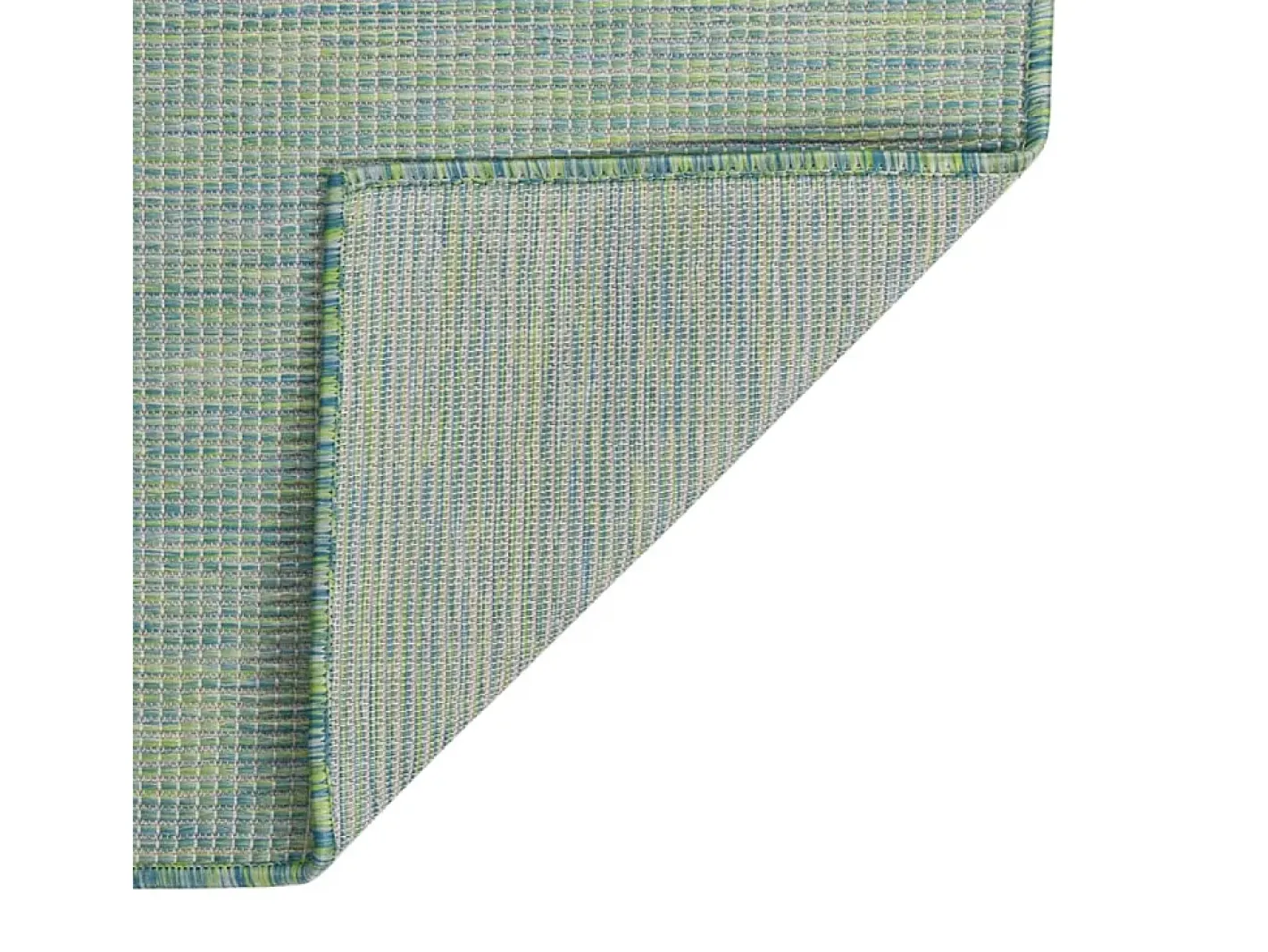Discount Clicnbuy Alfombra de exterior de tejido plano turquesa 120x170 cm Azul turquesa