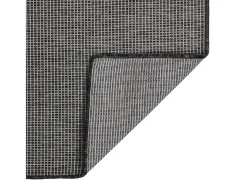 Alfombra de exterior de tejido plano 140x200 cm Gris Online