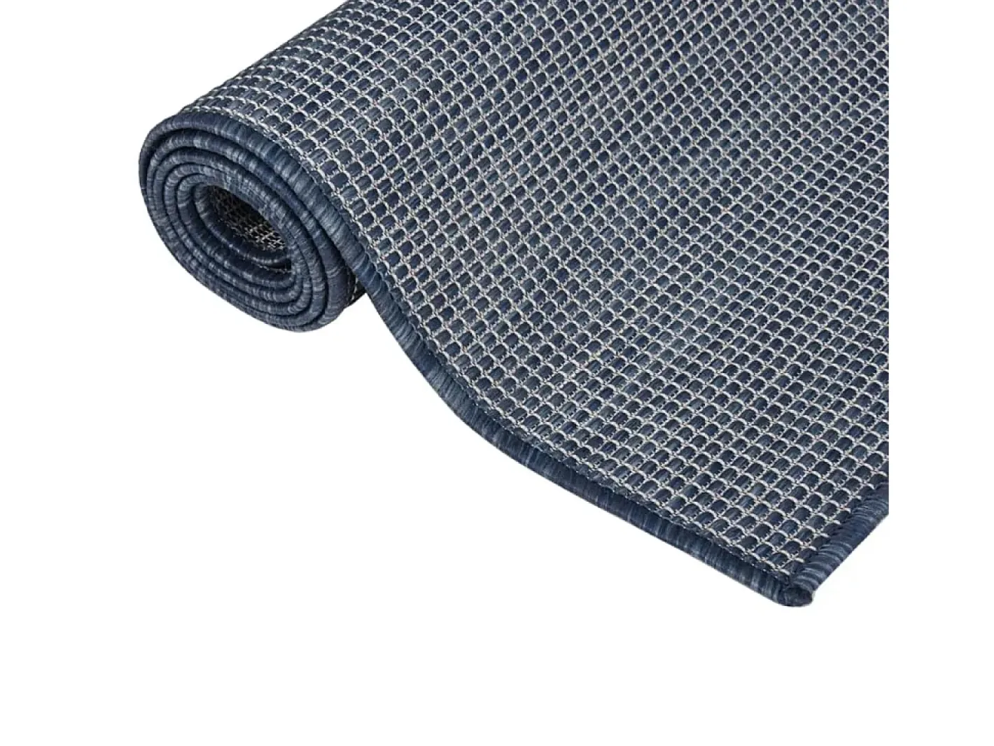 Clicnbuy Alfombra de exterior de tejido plano 200x280 cm Azul Discount
