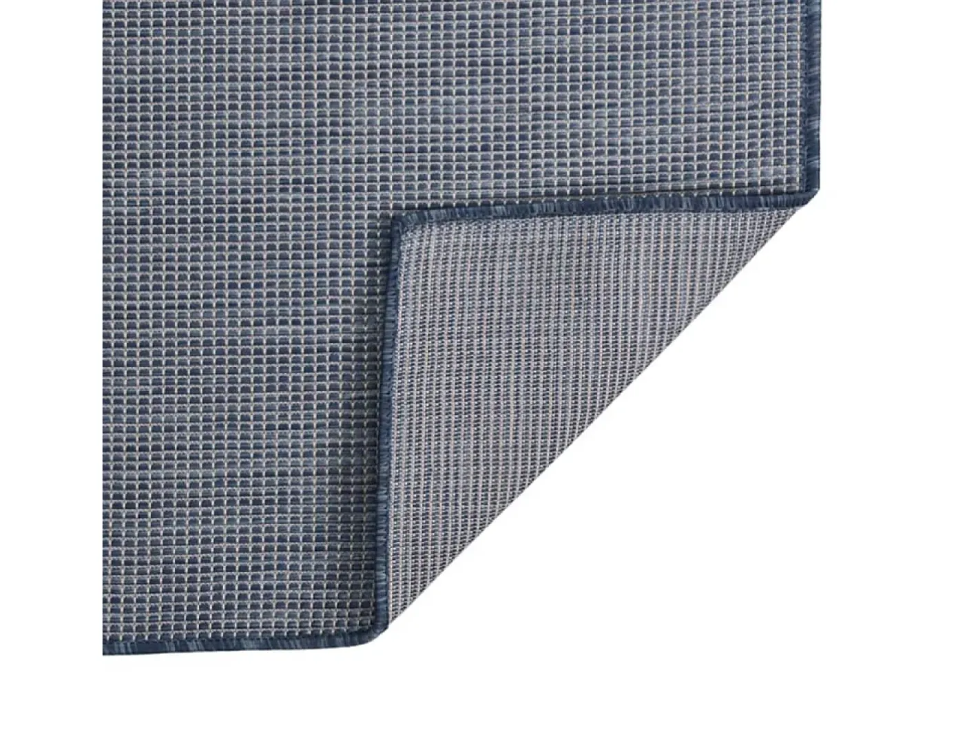 Clicnbuy Alfombra de exterior de tejido plano 200x280 cm Azul Discount
