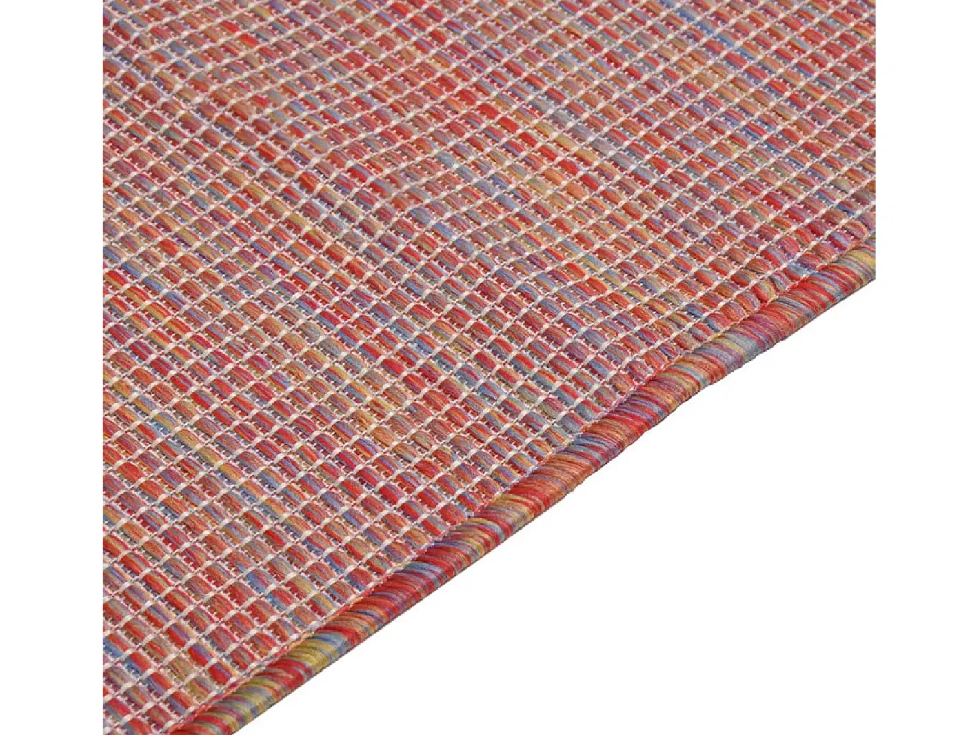 Discount Clicnbuy Alfombra de exterior de tejido plano 120x170 cm Rojo