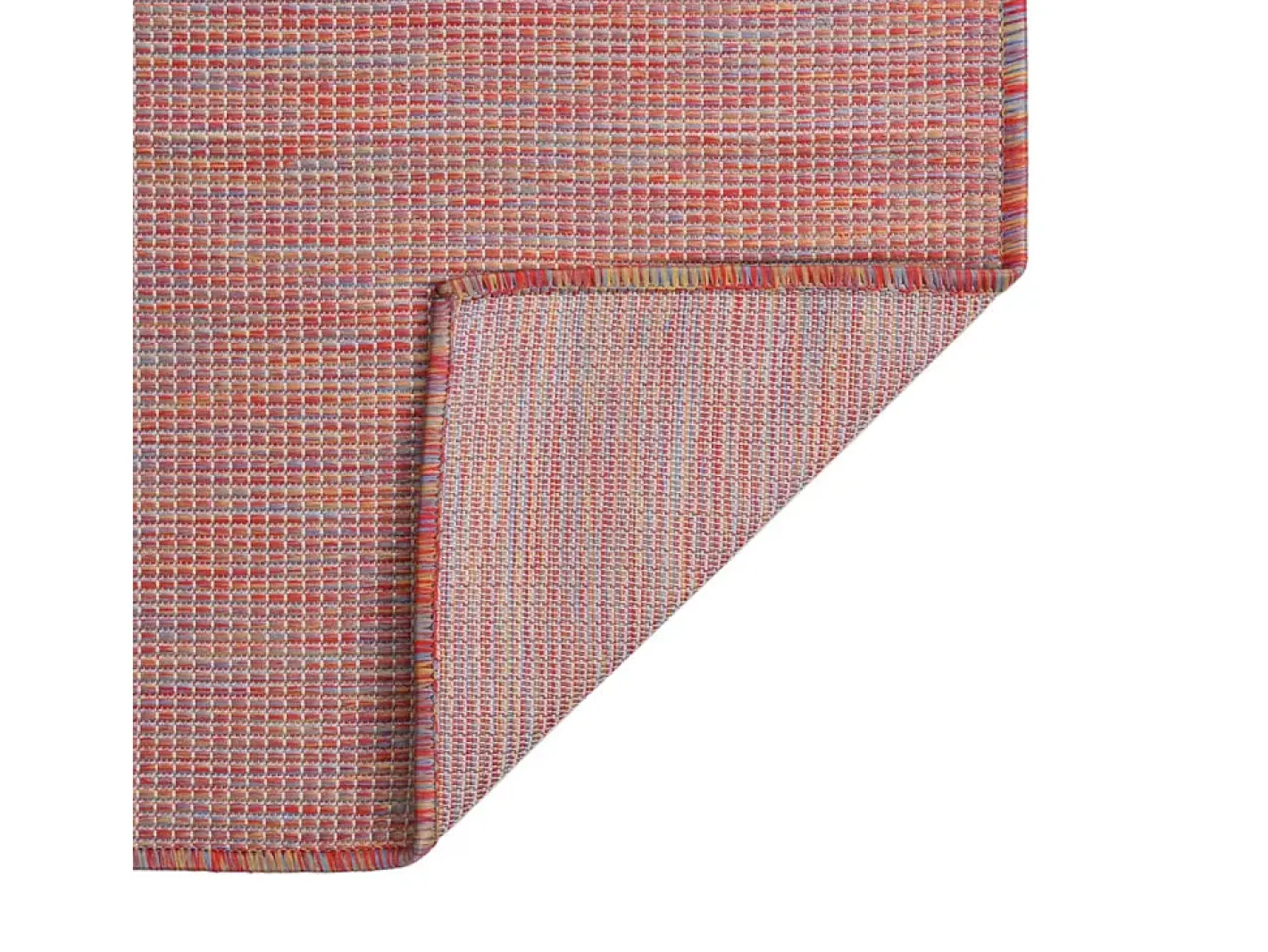 Discount Clicnbuy Alfombra de exterior de tejido plano 120x170 cm Rojo