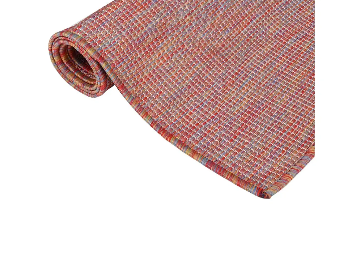 Discount Clicnbuy Alfombra de exterior de tejido plano 120x170 cm Rojo