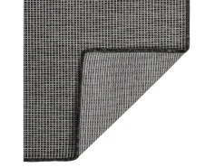 Clicnbuy Alfombra de exterior de tejido plano 140x200 cm Gris
