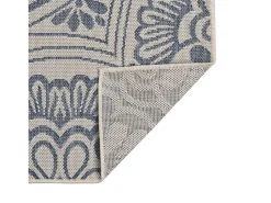 Best Alfombra de exterior de tejido plano 120x170 cm estampado Azul