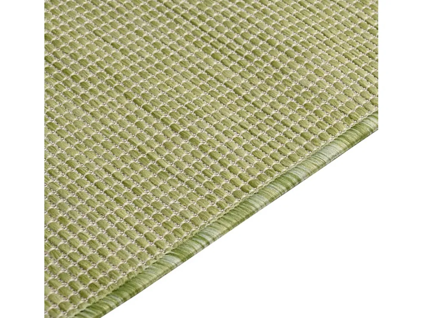 Clearance Alfombra de exterior de tejido plano 200x280 cm ES39710 Verde