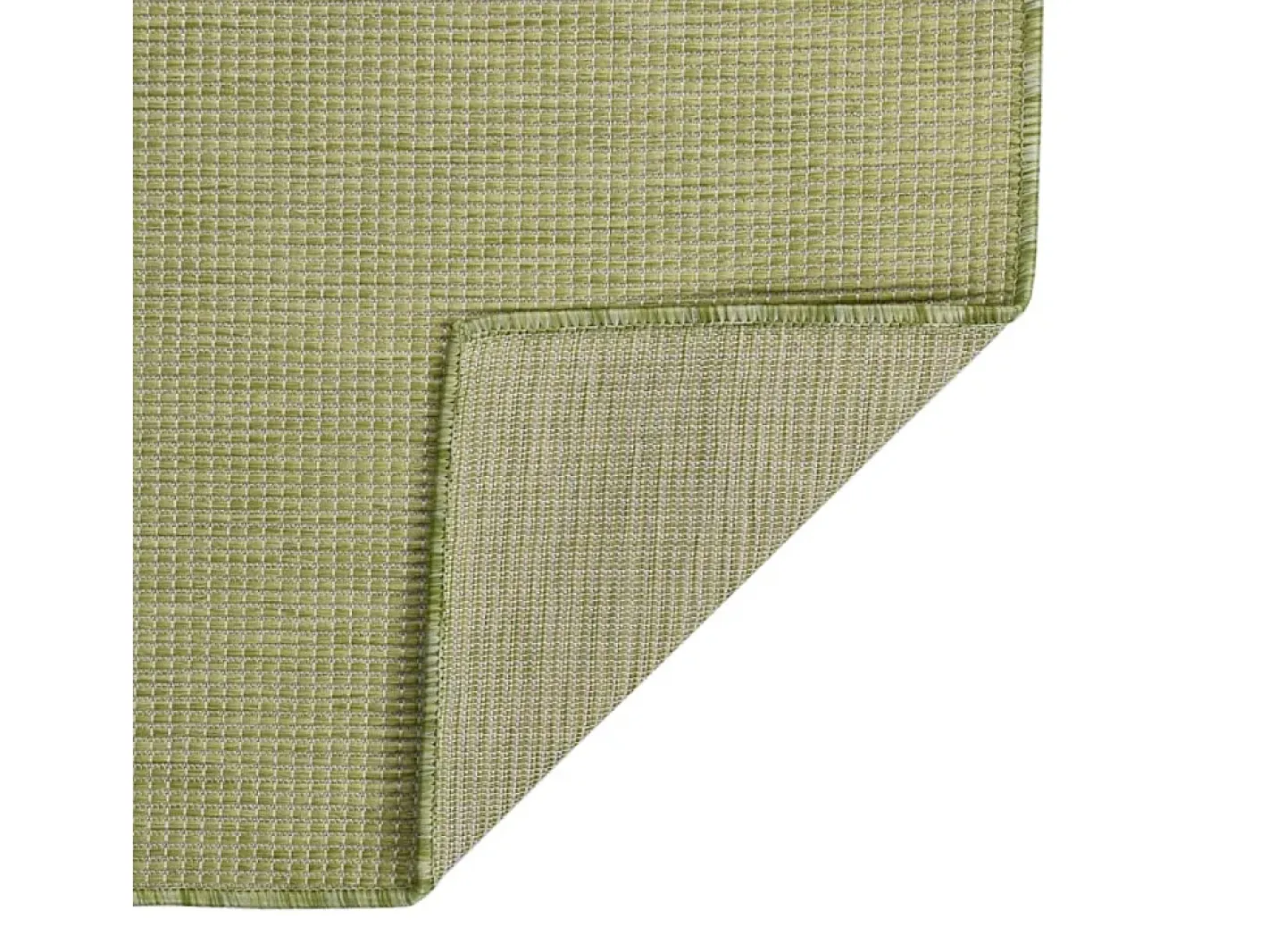 Clearance Alfombra de exterior de tejido plano 200x280 cm ES39710 Verde