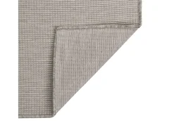 Alfombra De Salón-Alfombra de exterior de tejido plano gris taupe 200x280 cm ES84025 Topo