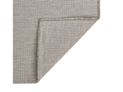 Sale Alfombra de exterior de tejido plano 140x200 cm color topo Gris