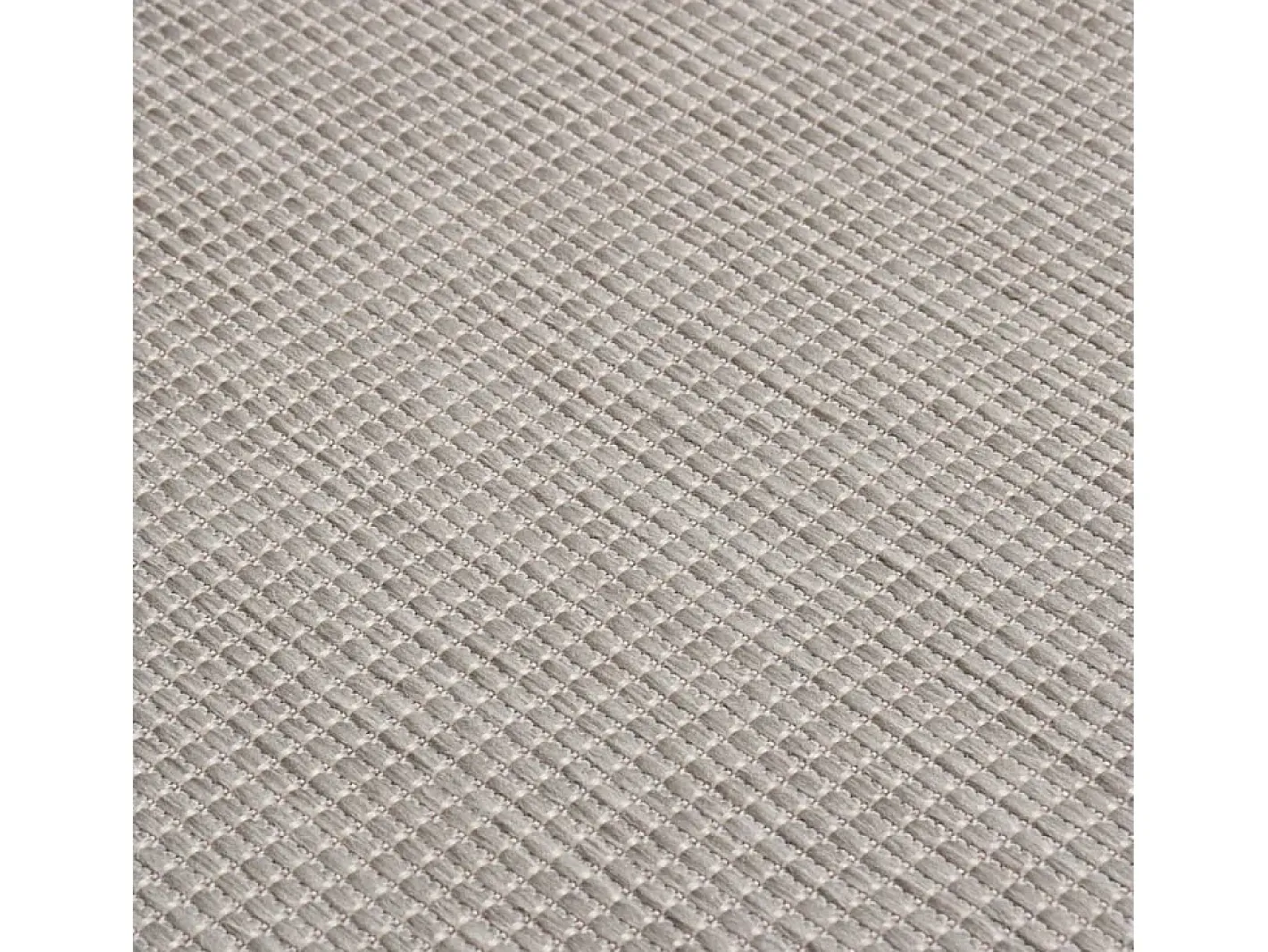 Clicnbuy Alfombra De Exterior-Alfombra de exterior de tejido plano gris taupe 140x200 cm Topo