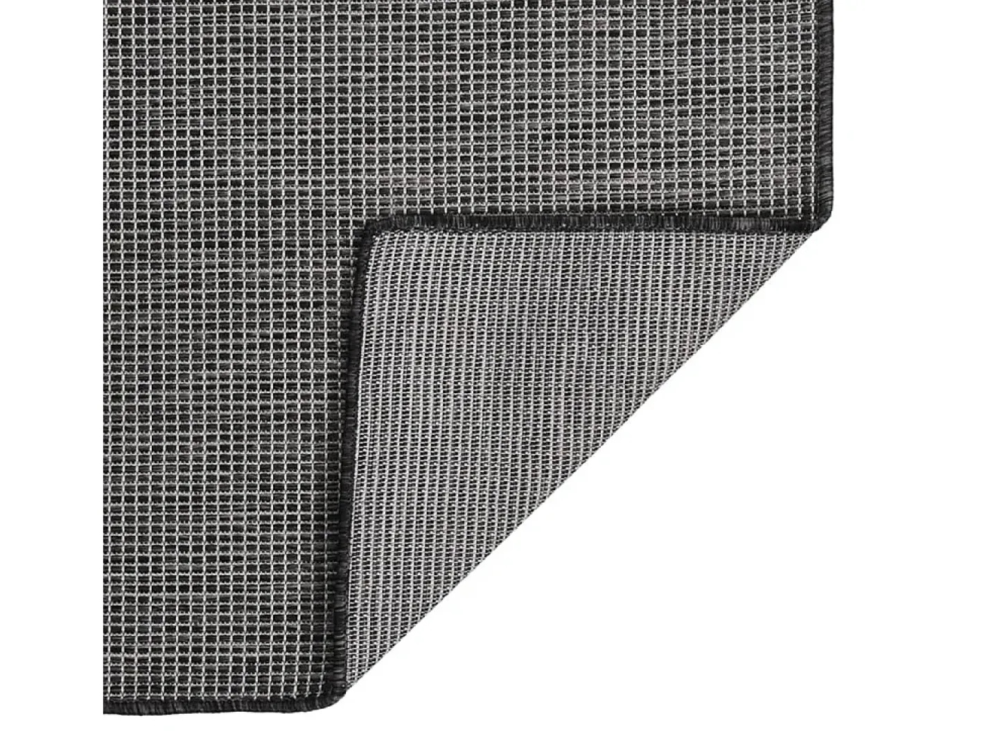 Alfombra De Cocina-Alfombra de exterior de tejido plano 200x280 cm Gris