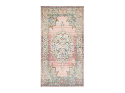 Alfombra De Salón-Alfombra de interior/exterior diseño vintage ARBIZU 80x150 cm ES25163 Multicolor