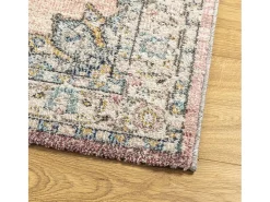 Alfombra De Salón-Alfombra de interior/exterior diseño vintage ARBIZU 80x150 cm ES25163 Multicolor