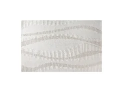 Sale OZAIA Alfombra de lana 100% en relieve, tufted a mano, 160 x 230, , SIRELIA Marfil