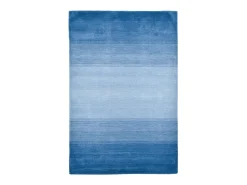 Alfombra De Salón-Alfombra de lana con degradado de color 70x140 cm Wool Comfort Azul