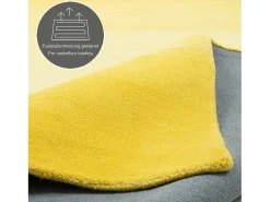 Best Alfombra de lana con degradado de color 60x90 cm Wool Comfort Amarillo