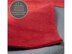 Online Alfombra de lana con degradado de color 60x90 cm Wool Comfort Rojo