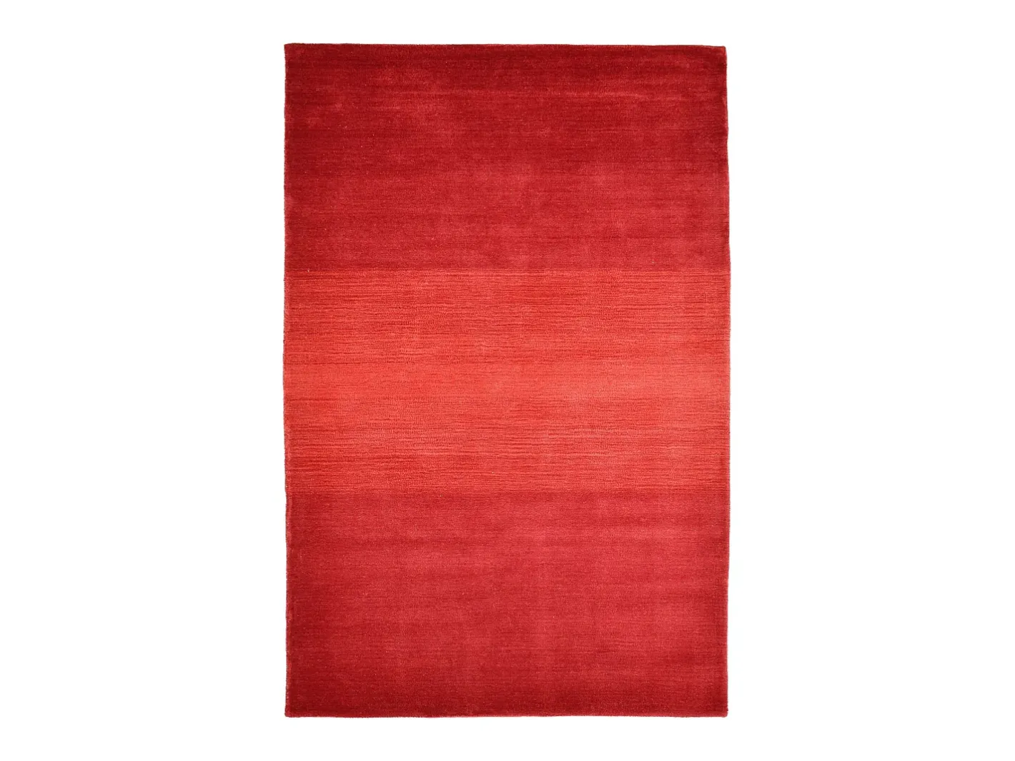 Online Alfombra de lana con degradado de color 60x90 cm Wool Comfort Rojo