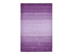 Alfombra De Salón-Alfombra de lana con degradado de color 70x140 cm Morado Wool Comfort Violeta