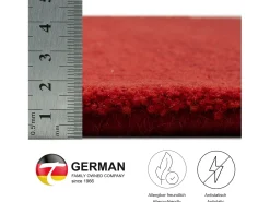 Alfombra De Salón-Alfombra de lana con degradado de color 90x160 cm Wool Comfort Rojo