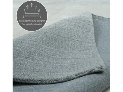 Sale Alfombra de lana con degradado de color 90x160 cm Wool Comfort Gris
