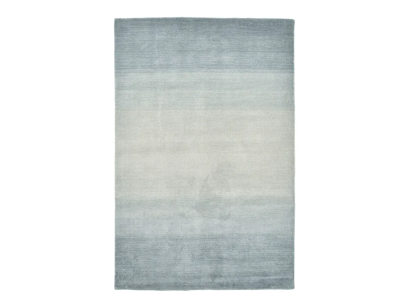 Alfombra De Salón-Alfombra de lana con degradado de color 70x140 cm Wool Comfort Gris