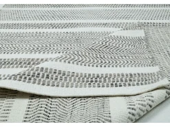 Clearance Alfombra de lana de estilo escandinavo 65x130 cm Gris natural Trondheim Beige