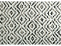 Discount Alfombra de lana de estilo escandinavo 80x150 cm Gris natural Trondheim Beige