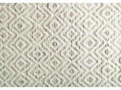 Alfombra de lana de estilo escandinavo 130x190 cm natural Trondheim Beige Clearance