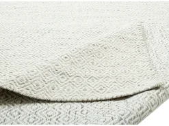 Alfombra de lana de estilo escandinavo 160x230 cm natural Trondheim Beige Clearance