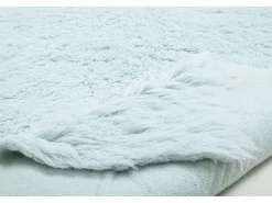 Alfombra de lana natural tejida a mano 180x250 cm claro Fluffy Azul