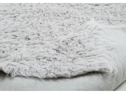 Alfombra de lana natural tejida a mano 180x250 cm Fluffy Gris Best