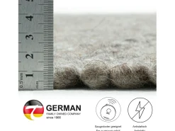 Alfombra de lana reversible tejida a mano 140x200 cm Marrón Multi Alpen Marru00f3n Best