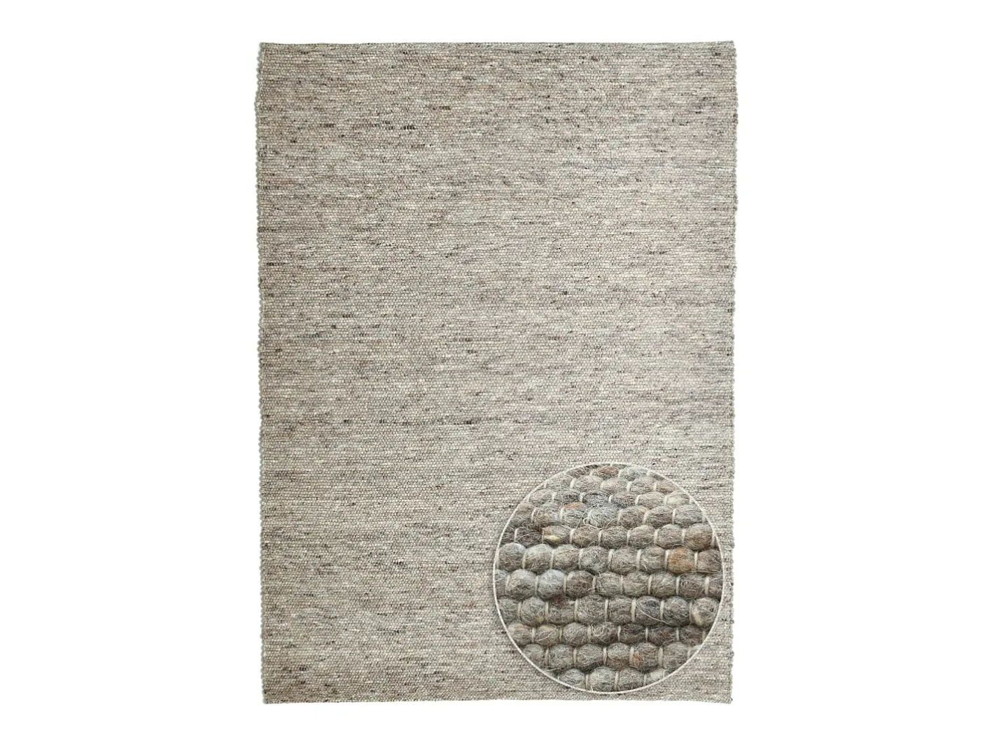 Alfombra de lana reversible tejida a mano 190x250 cm Marrón Multi Alpen Marru00f3n Sale