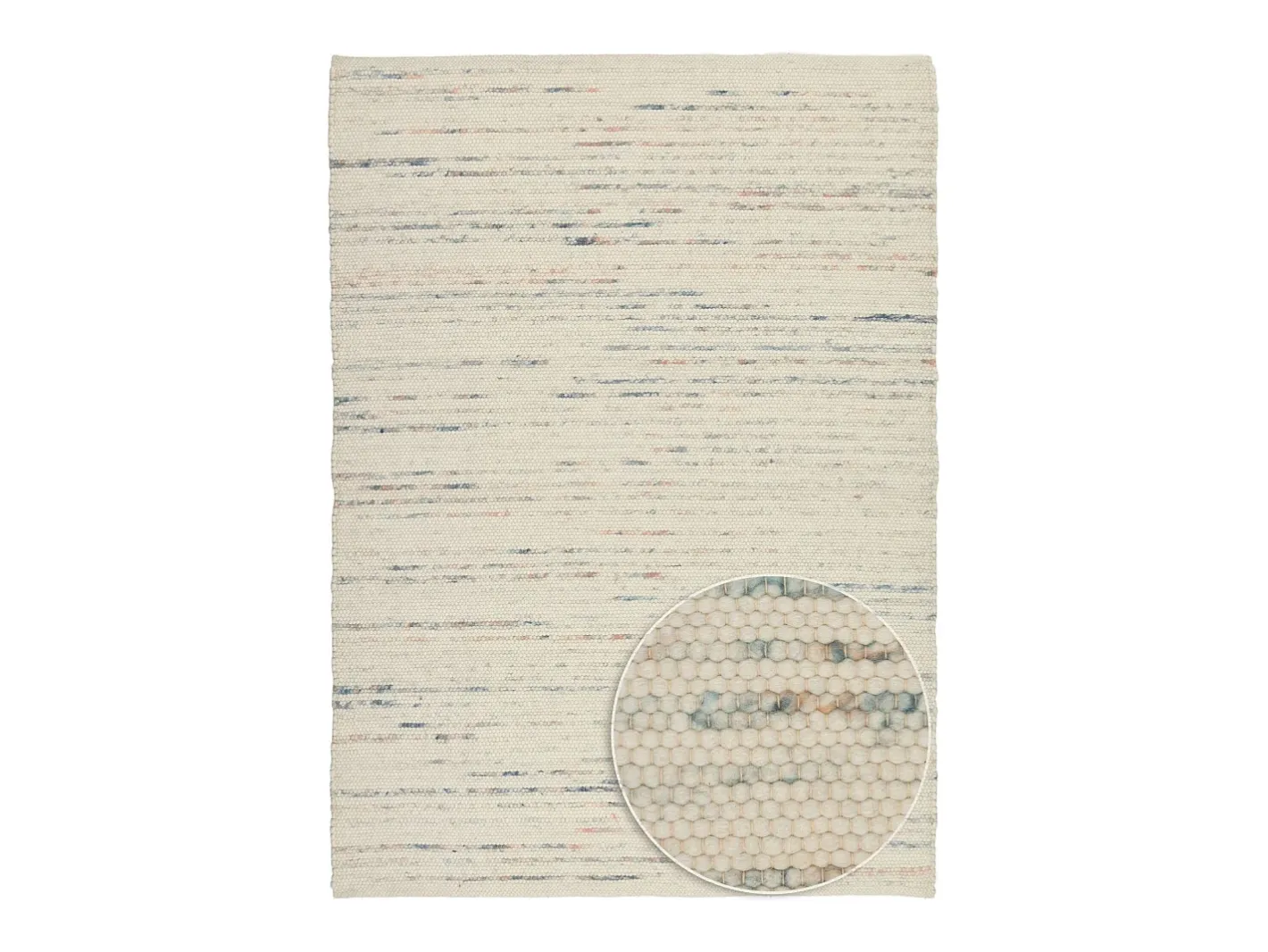 Alfombra De Salón-Alfombra de lana reversible tejida a mano 170x240 cm Colorido Alpen Multicolor