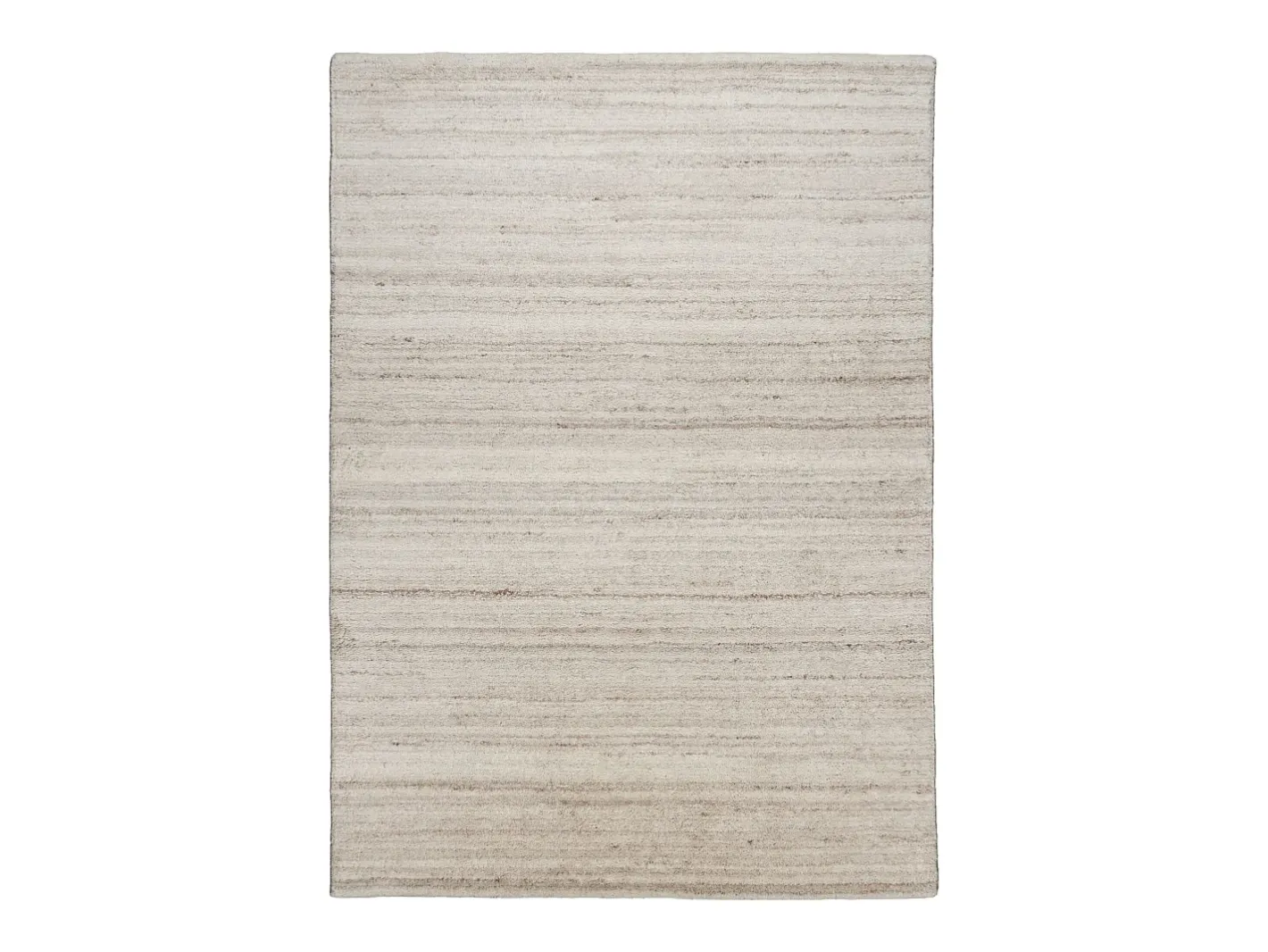 Alfombra De Salón-Alfombra de lana tejida a mano al estilo bereber 90x160 cm Melange Royal Berber Color natural oscuro