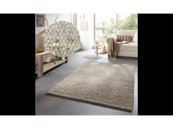 Alfombra De Salón-Alfombra de lana tejida a mano reversible 70x240 cm Arena Multi Alm-Glück Gris antracita