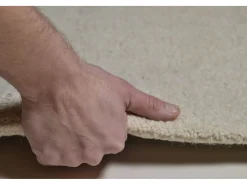 Alfombra De Salón-Alfombra de lana tejida a mano al estilo bereber 160x230 cm Melange Royal Berber Color natural oscuro