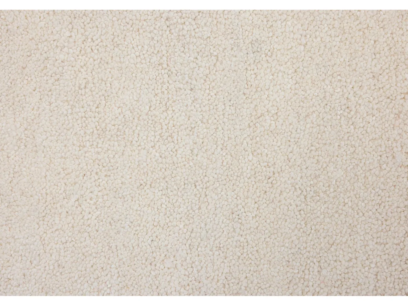 Alfombra De Salón-Alfombra de lana tejida a mano al estilo bereber 240x340 cm Lana Blanca Royal Berber Crema