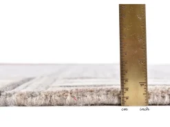Alfombra de lana tejida a mano 70x140 cm natural Nakarta Beige Hot
