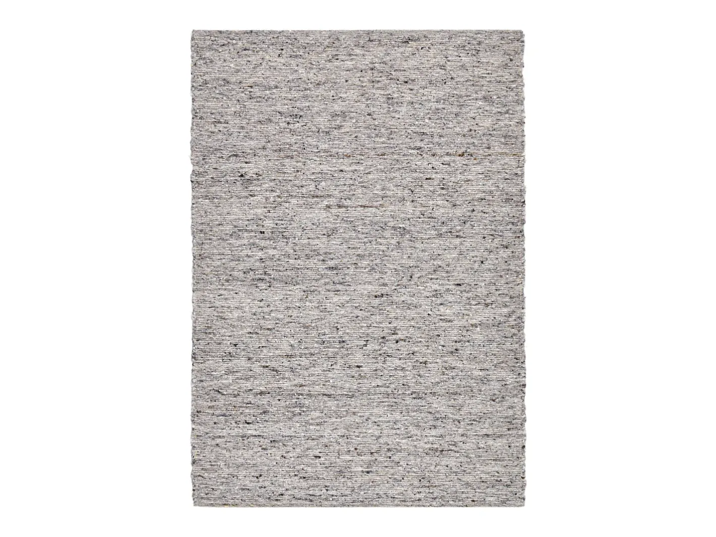 Alfombra de lana tejida a mano reversible 160x230 cm Alm-Glück Gris Hot