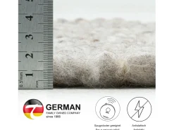 Alfombra de lana tejida a mano reversible 250x350 cm Arena Multi Alm-Glück Gris antracita Clearance